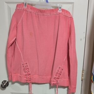 Maurices Blush Pink Fleece Top
